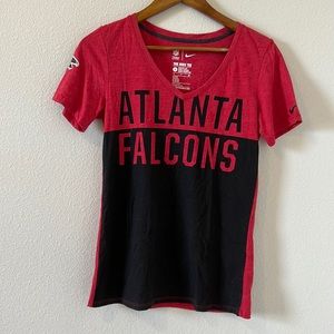 Nike Atlanta Falcons V Neck Tee Size S